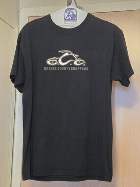 GENTLY USED, ORANGE COUNTY CHOPPERS TEE SHIRT, MEDIUM!!!